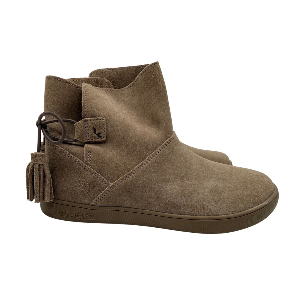 Koolaburra by UGG Ankle Boots Womens 6 Brown New Suede Tassel 1092579